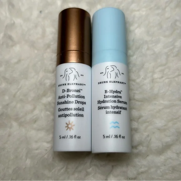 Drunk Elephant D-Bronzi & B Hydra Mini Samples NEW - Picture 1 of 3